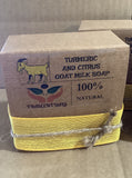 Turmeric & Citrus Goat Milk Soap 100% Natural and Handmade Comes in a Gift Box