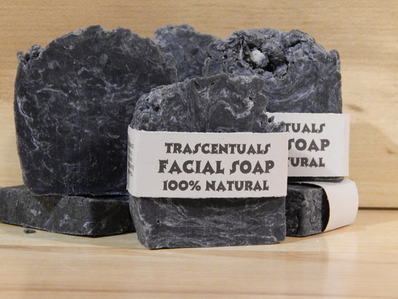 Activated Charcoal Face Soap With Tea Tree Oil - TRASCENTUALS