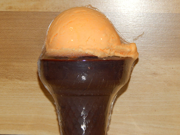 Orange Ice Cream Soap and Bubbles Cone - TRASCENTUALS