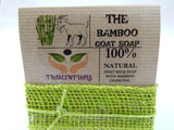 The Bamboo Goat Activated Bamboo Charcoal Soap with Goat Milk and Lemongrass Essential Oil - TRASCENTUALS