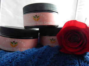 Salt Scrub Romantic with Rose Petals - TRASCENTUALS