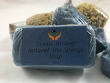 Ocean Sailing Natural Sea Sponge Soap Sponge and Soap in One - TRASCENTUALS