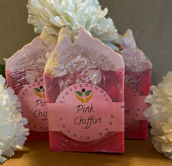 Pink Chiffon Luxury Soap